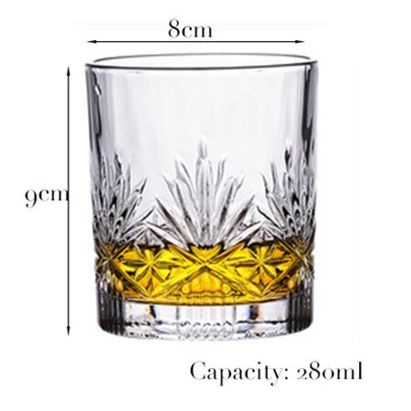 Whiskey Glass Set for Cocktail, Scotch, Bourbon - 1 Piece - Casatrail.com