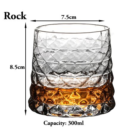 Whiskey Glass Set for Cocktail, Scotch, Bourbon - 1 Piece - Casatrail.com