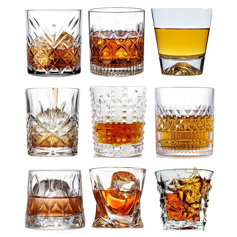 Whiskey Glass Set for Cocktail, Scotch, Bourbon - 1 Piece - Casatrail.com