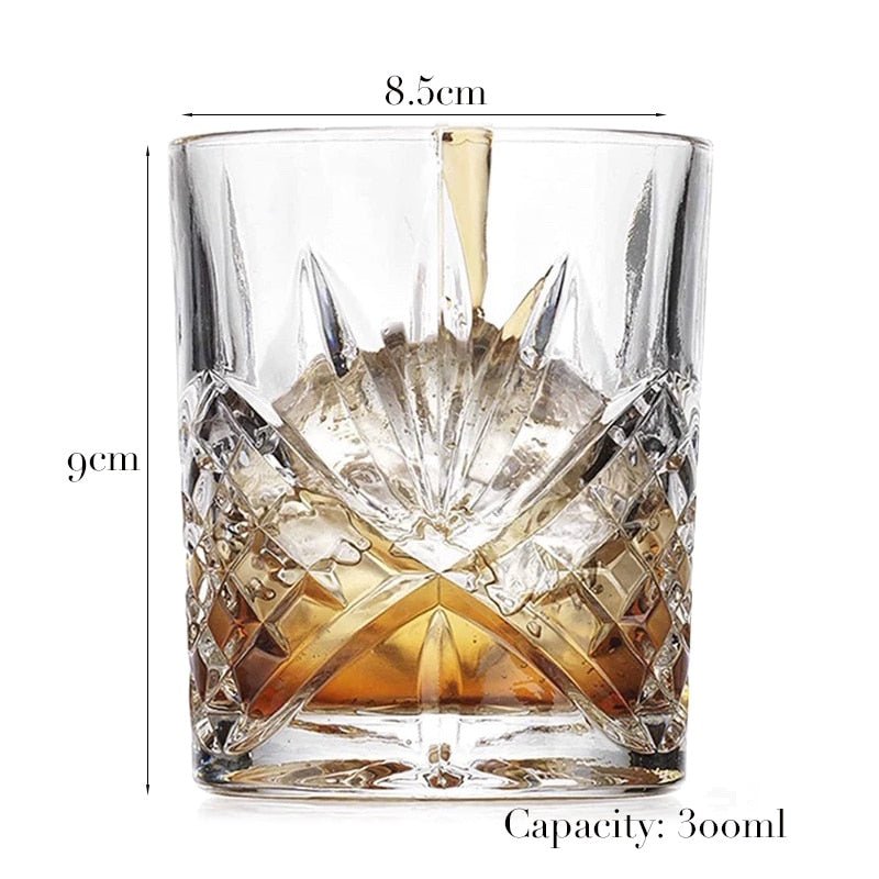 Whiskey Glass Set for Cocktail, Scotch, Bourbon - 1 Piece - Casatrail.com