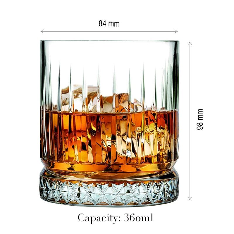 Whiskey Glass Set for Cocktail, Scotch, Bourbon - 1 Piece - Casatrail.com