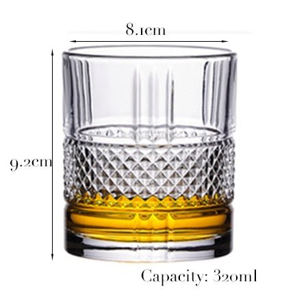 Whiskey Glass Set for Cocktail, Scotch, Bourbon - 1 Piece - Casatrail.com