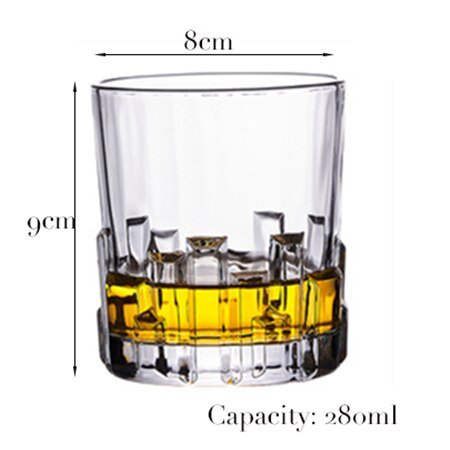 Whiskey Glass Set for Cocktail, Scotch, Bourbon - 1 Piece - Casatrail.com