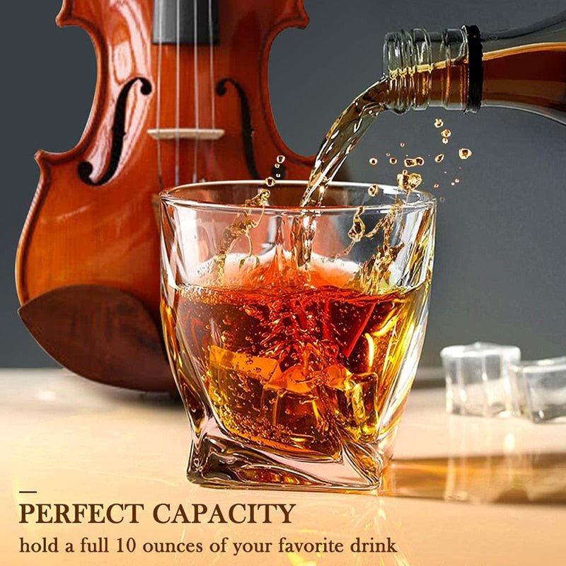 Whiskey Glass Set for Cocktail, Scotch, Bourbon - 1 Piece - Casatrail.com