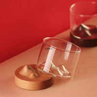 Thumbnail for Whiskey Glass with Wooden Base - Casatrail.com