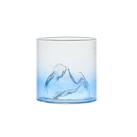 Thumbnail for Whisky Glass Cup with 3D Mountain Water Artwork - Casatrail.com