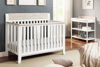 Thumbnail for White 4 - in - 1 Convertible Crib for Nursery - Casatrail.com