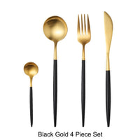 Thumbnail for White Gold Stainless Steel Cutlery Set - Casatrail.com