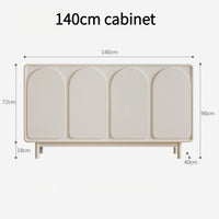 Thumbnail for White Hallway Cabinet with 2 Doors and 4 Layers - Casatrail.com