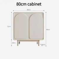 Thumbnail for White Hallway Cabinet with 2 Doors and 4 Layers - Casatrail.com