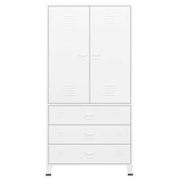 Thumbnail for White Modular Metal Wardrobe Closet - Casatrail.com