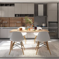 Thumbnail for White Nordic Dining Table Set - Casatrail.com