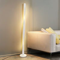 Thumbnail for White Spiral Floor Lamp - Casatrail.com