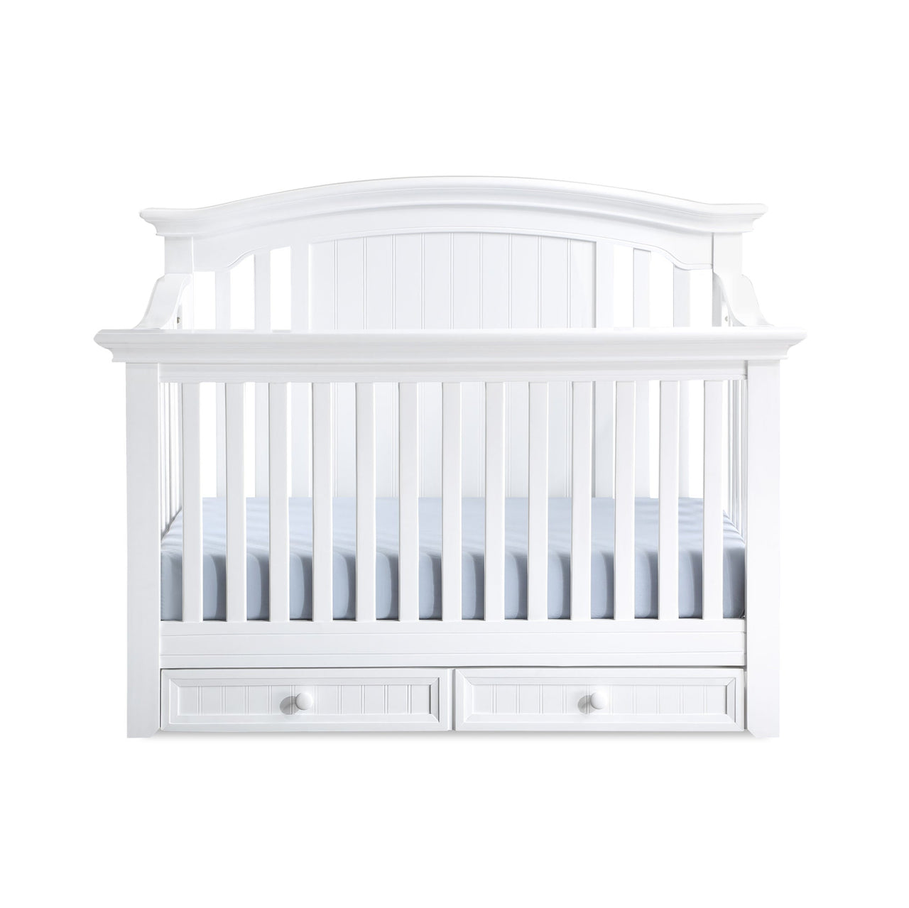 White Winchester Convertible Crib - Casatrail.com