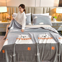 Thumbnail for Winter Warm Checked Blanket - Casatrail.com