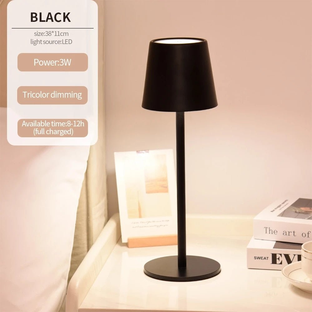 Wireless LED Desk Lamp USB Charging - Casatrail.com