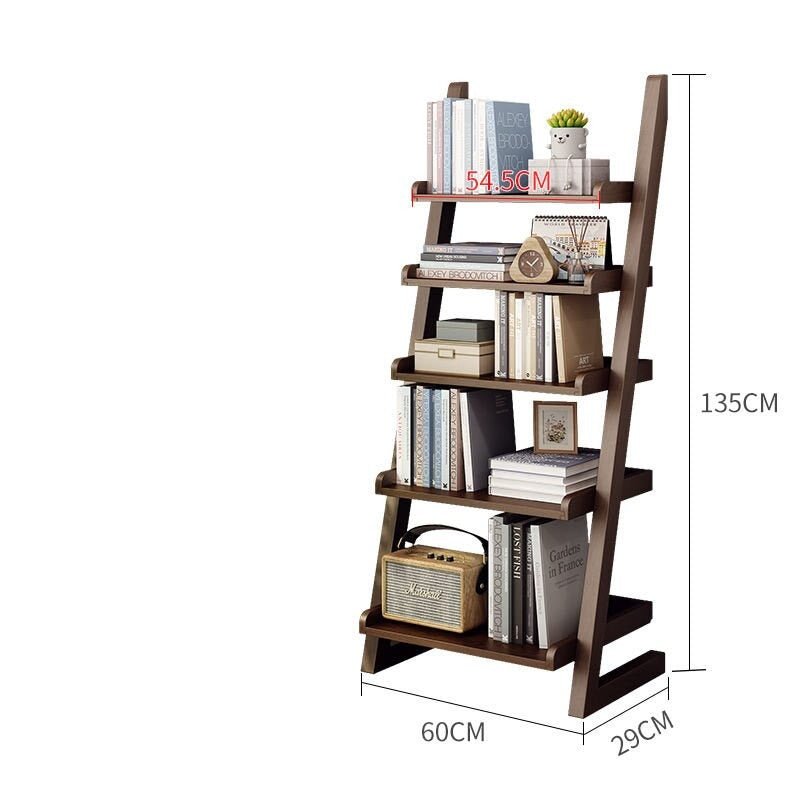 Wood Bookshelves for Living Rooms - Casatrail.com