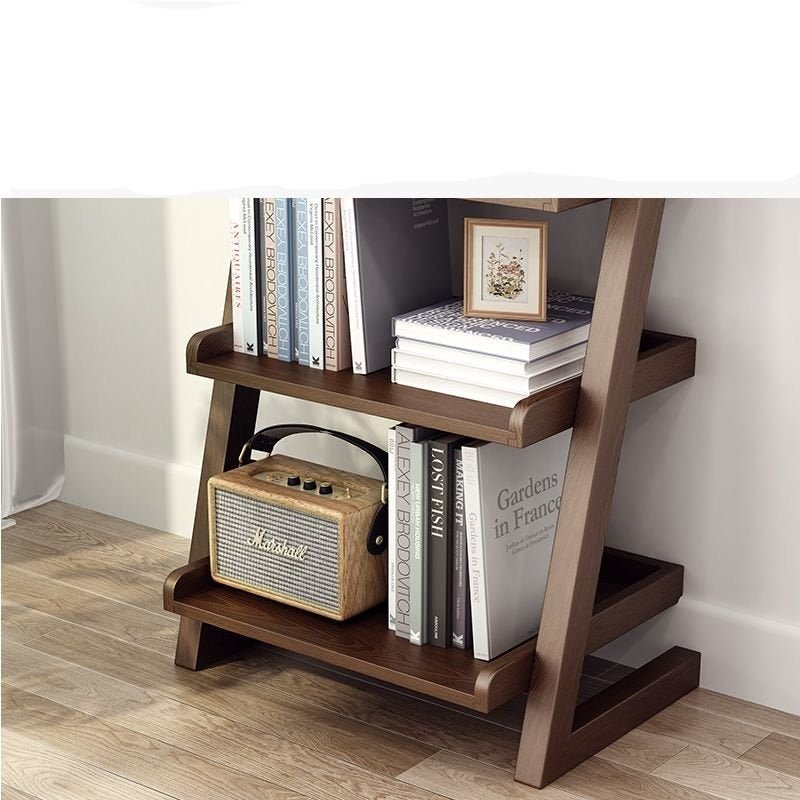 Wood Bookshelves for Living Rooms - Casatrail.com