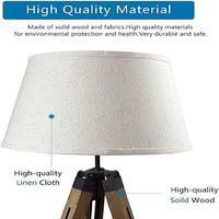 Thumbnail for Wood Tripod Floor Lamp - Casatrail.com