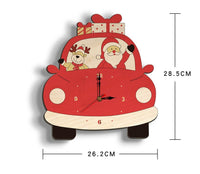 Thumbnail for Wooden Cartoon Wall Clock for Christmas Decoration - Casatrail.com