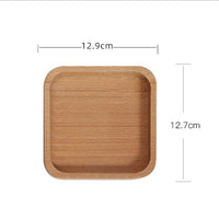 Thumbnail for Wooden Dessert Plate and Serving Tray - Casatrail.com