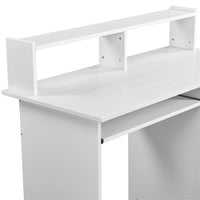 Thumbnail for Wooden Gaming Desk with Drawers and Keyboard Tray - Casatrail.com