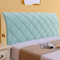 Thumbnail for Wooden Headboard Leather Bed Head with Thicken Cushion - Casatrail.com