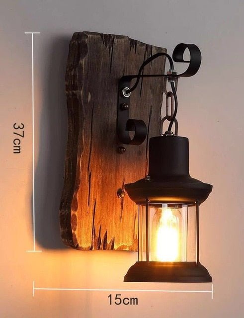 Wooden LED Wall Sconce - Casatrail.com