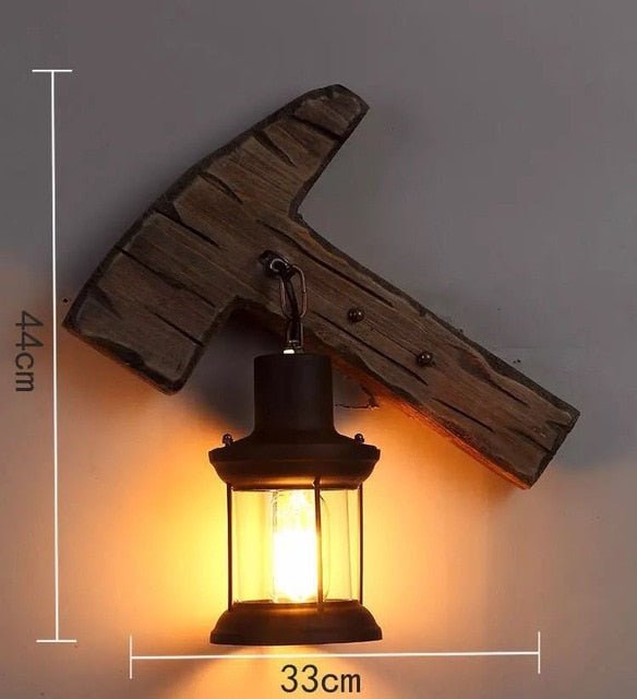 Wooden LED Wall Sconce - Casatrail.com