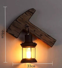 Thumbnail for Wooden LED Wall Sconce - Casatrail.com