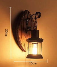 Thumbnail for Wooden LED Wall Sconce - Casatrail.com