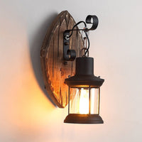 Thumbnail for Wooden Outdoor Restaurant Wall Sconce - Casatrail.com