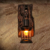 Thumbnail for Wooden Outdoor Restaurant Wall Sconce - Casatrail.com