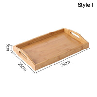 Thumbnail for Wooden Rectangular Tea Tray - Casatrail.com