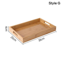 Thumbnail for Wooden Rectangular Tea Tray - Casatrail.com