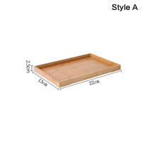 Thumbnail for Wooden Rectangular Tea Tray - Casatrail.com