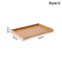 Thumbnail for Wooden Rectangular Tea Tray - Casatrail.com