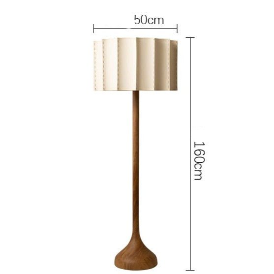 Zen - Inspired Solid Wood LED Floor Lamp - Casatrail.com