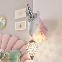 Thumbnail for Pink Unicorn LED Wall Lamp for Girls' Bedrooms