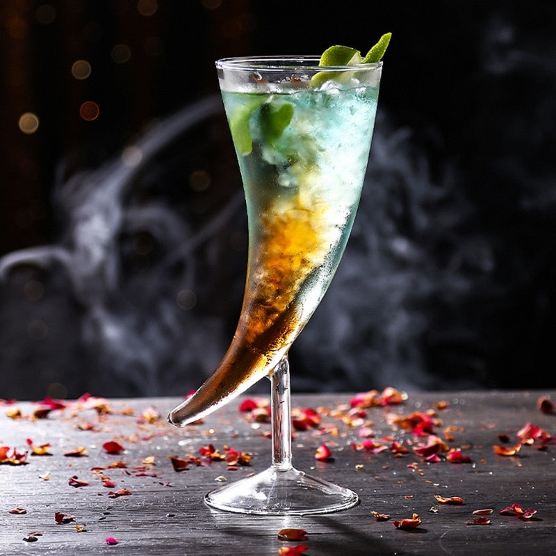 Transparent Martini Cocktail Glasses Set