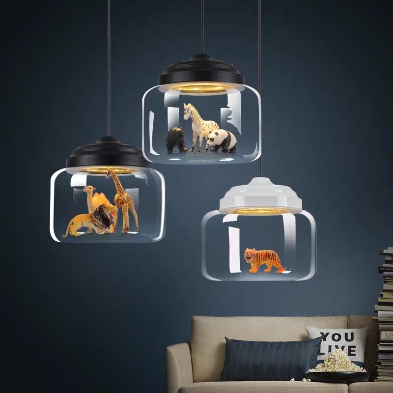 Nordic Pendant Lights with Glass Shades