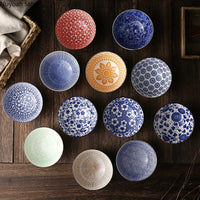 Thumbnail for Creative Personality Blue and White Porcelain Retro Bowl