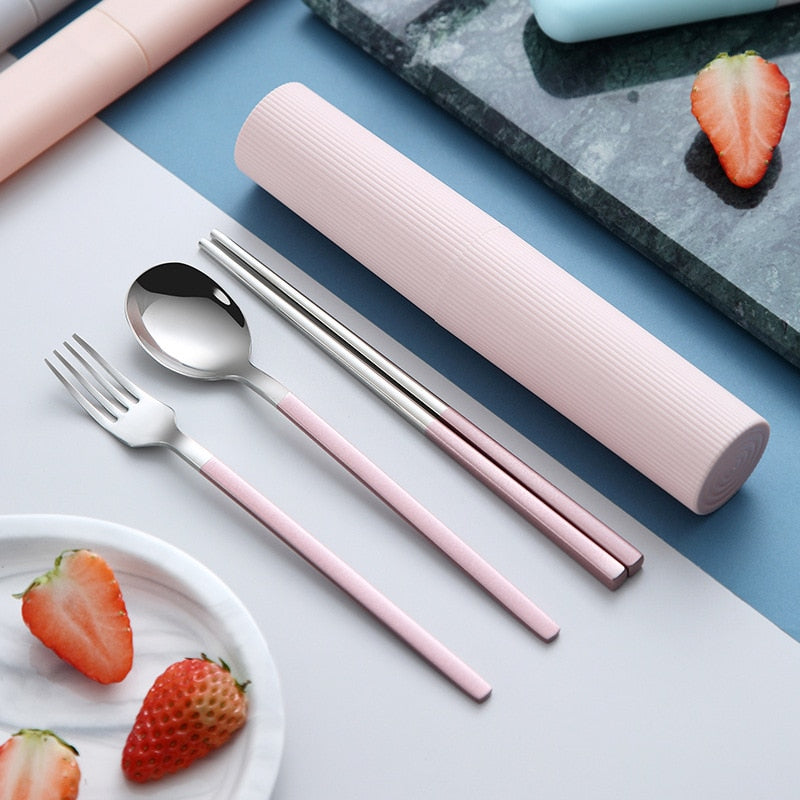 Portable Cutlery Set - High-Quality Stainless Steel