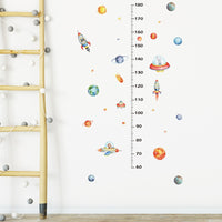Thumbnail for Cartoon Space Height Measurement Wall Sticker