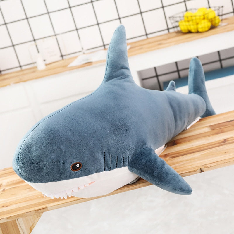 Giant Shark Plush Toy Pillow for Kids