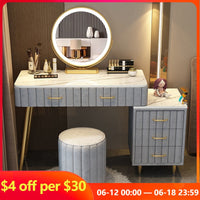 Thumbnail for Multi-functional Dressing Table with LED Mirror