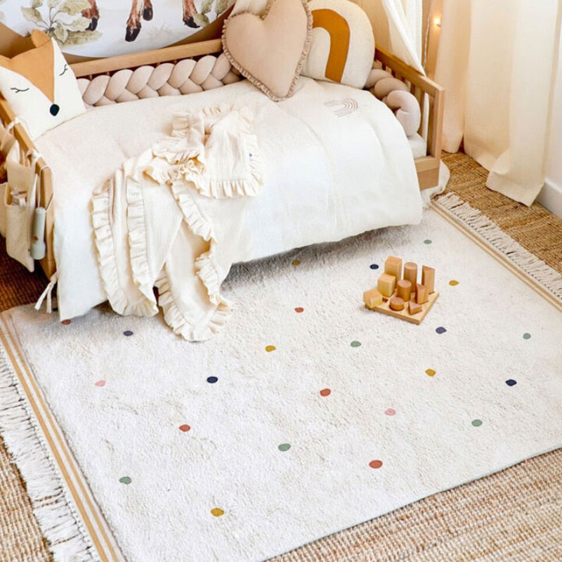 Cute Soft Round Children's Room Floor Mat