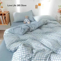 Thumbnail for Euro Nordic Blue Solid Bedding Set