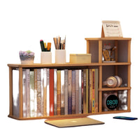 Thumbnail for Wooden Desktop Bookshelf Organizer