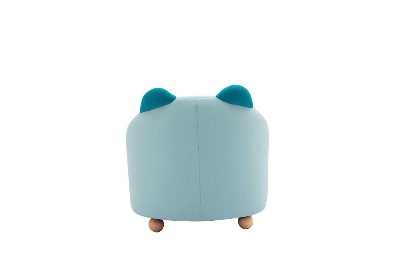 Beautiful Kids Chair 1pc Cat Blue - Casatrail.com